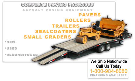 Asphalt Paving Equipment :: Pavers, Rollers, Graders, Seal-coating, & Complete Paving Packages